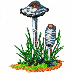 Mushroom Embroidery Design 7 Mushroom Embroidery Design 7